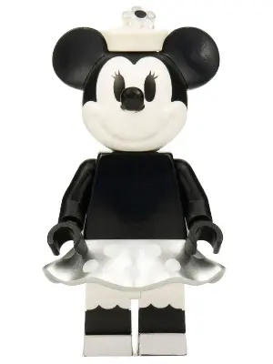 Minnie Mouse - Vintage, Metallic Silver Skirt