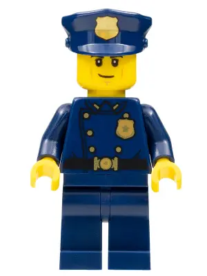 Police Officer, Smirk (1940s Era)