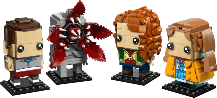 Eleven, Max, Demogorgon and Holly Figures