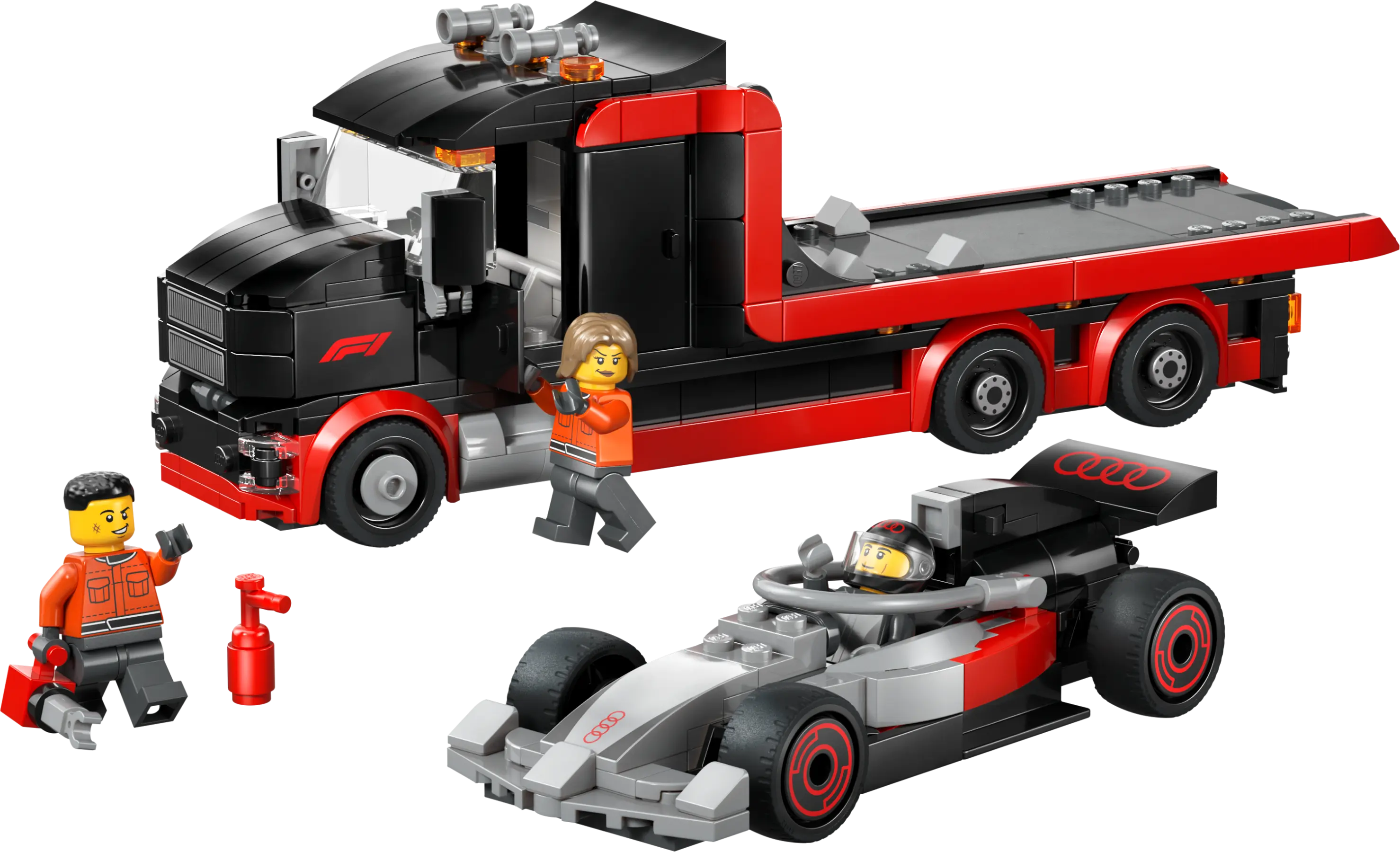 F1® Display Truck with Audi F1® Race Car